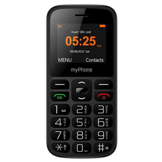MYPHONE Halo A 1.77" fekete mobiltelefon