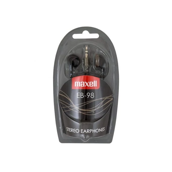 MAXELL Fülhallgató Fekete (Ear Bud Black)