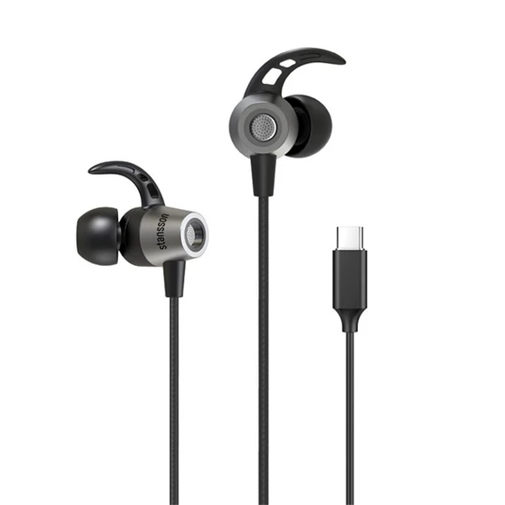 STANSSON HE105BL USB Type-C mikrofonos fülhallgató