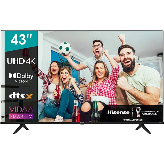 HISENSE 43" 108cm UHD LED Smart televízió