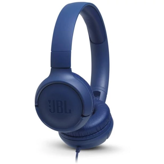 JBL mikrofonos kék fejhallgató