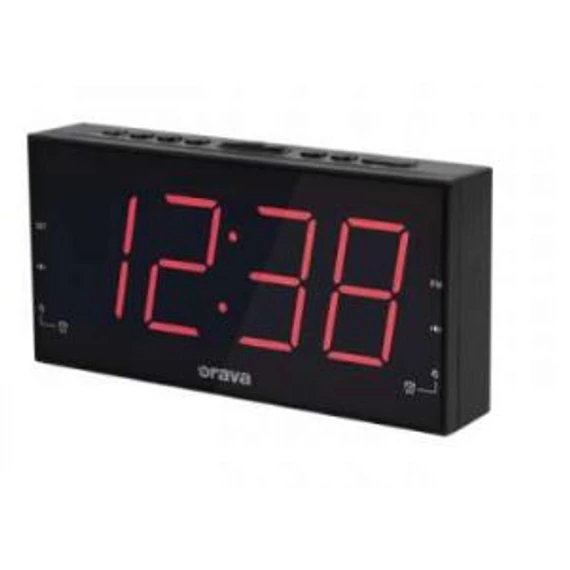 ORAVA RBD611 LED ébresztő óra FM rádióval