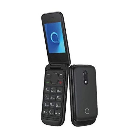 ALCATEL 2057 fekete flip mobiltelefon + Yettel