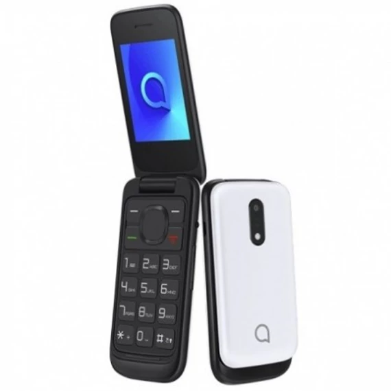 ALCATEL 2057 fehér flip mobiltelefon + Yettel