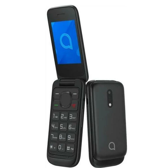 ALCATEL flip fekete mobiltelefon + Domino