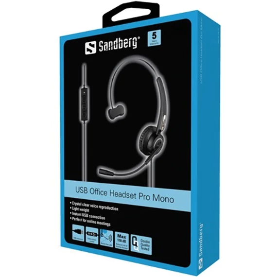 SANDBERG Office Headset Pro mono USB Headset
