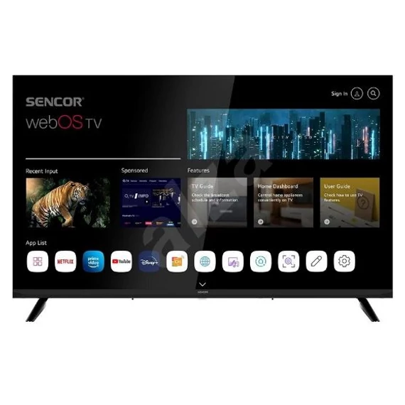 SENCOR SLE32S801TCSB 32" 80cm HD Smart televízió - WebOS