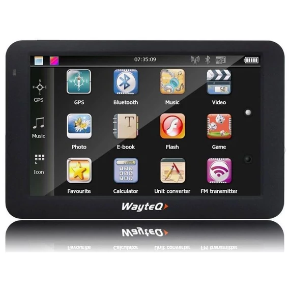 WAYTEQ X985BT navigáció 5" - Térkép nélküli