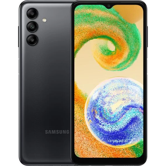 SAMSUNG Galaxy A04S 3/32GB fekete mobiltelefon
