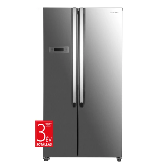 NAVON Side by Side hűtőszekrény 177/90cm TNF INOX