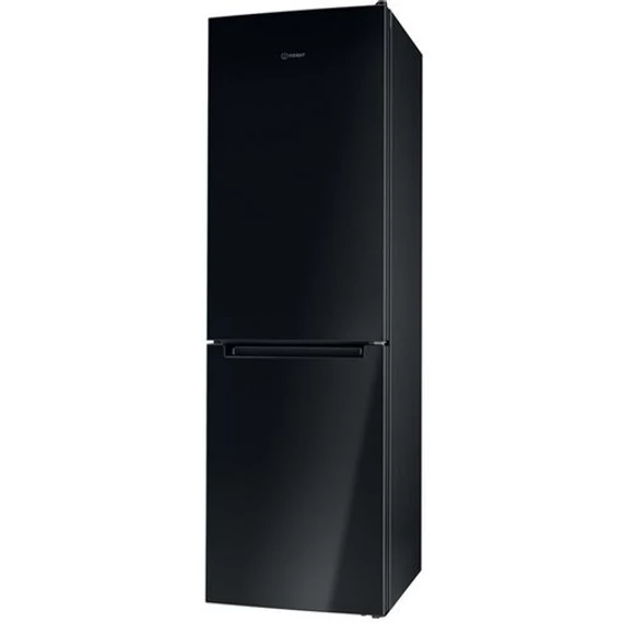 INDESIT LI8S2EK kombinált hűtőszekrény 189/60cm fekete