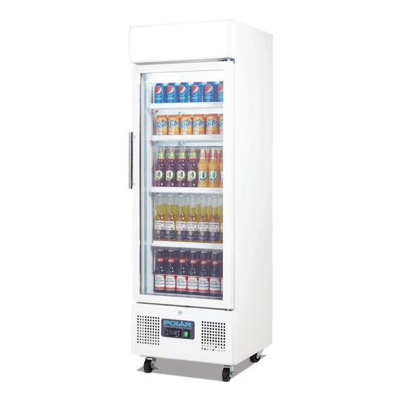 POLAR hűtőszekrény vitrines 218liter 170/55cm