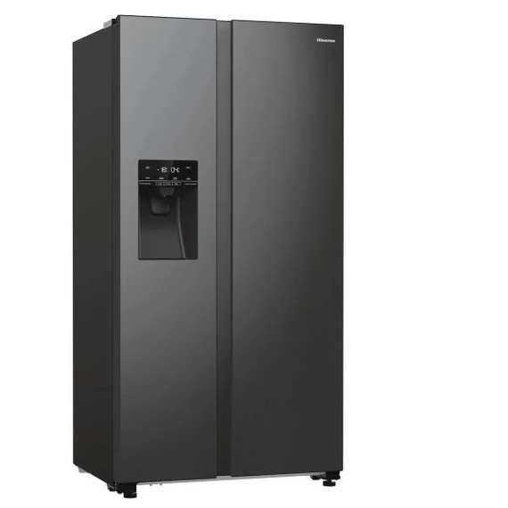 HISENSE RS566N4DIEX side by side hűtőszekrény * Fekete / jégadagoló