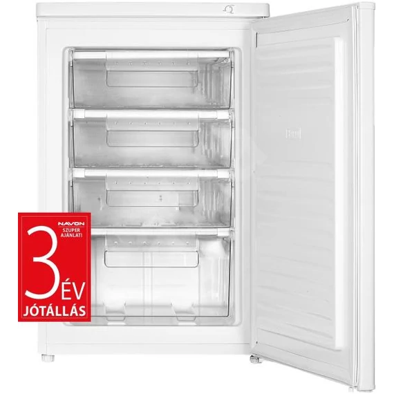 NAVON fagyasztószekrény 85/55cm 91L 3 fiókos
