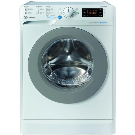 INDESIT Elöltöltős mosógép 7kg/1200