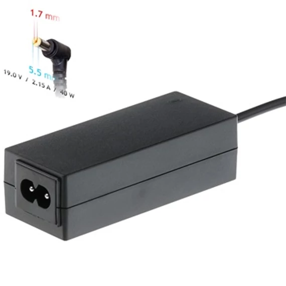 AKYGA AK-ND-47 Acer 19V / 2.15A 40W 5.5 x 1.7 mm laptop töltő