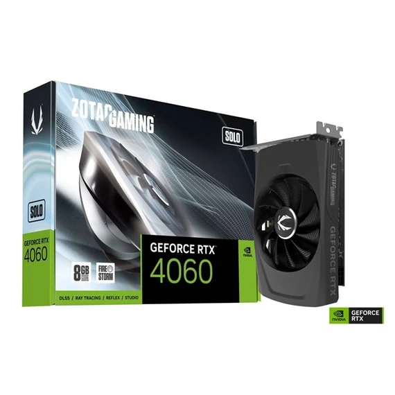 Zotac nVidia GeForce RTX 4060 SOLO 8GB GDDR6 128bit PCIe videókártya