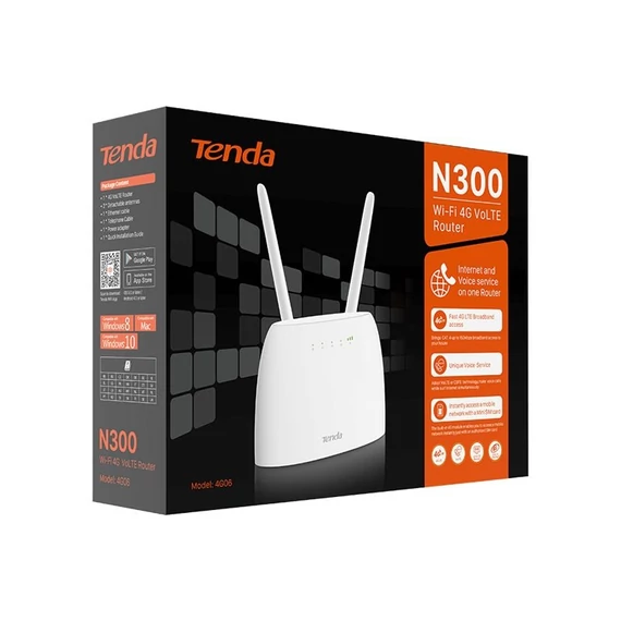 TENDA 4G06 N300 4G VoLTE router