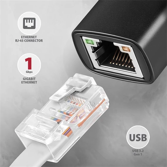 AXAGON ADE-AR Type-A USB 3.2 - Gigabit Ethernet adapter