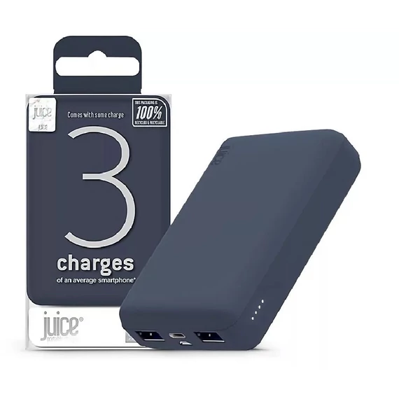 JUICE JUI-PBANK-3-ECO-NVY ECO 3 10000mAh 15W tengerészkék power bank