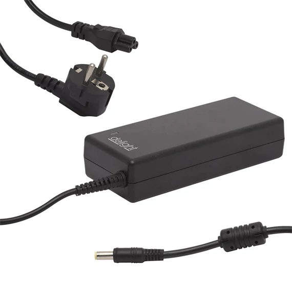 DELIGHT 55366 5,5mm x 1,7mm 90W laptop töltő adapter