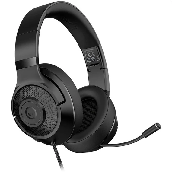LORGAR Noah 101  fekete gamer headset