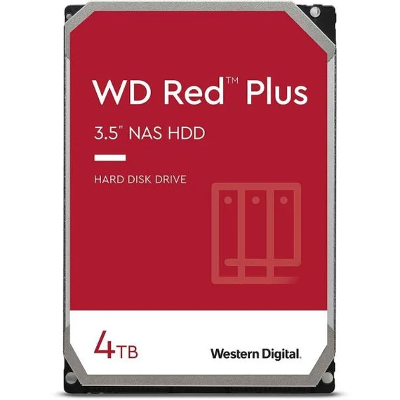 WESTERN WD40EFPX Digital  3,5" 4000GB belső SATAIII 5400RPM 256MB RED PLUS WD40EFPX winchester
