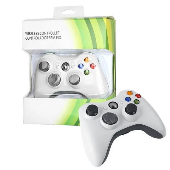 PRC vezeték nélküli Xbox360 fehér kontroller