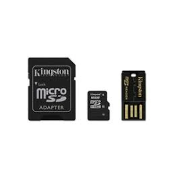 KINGSTON memóriakártya Micro SD CL10+ adapter+USB