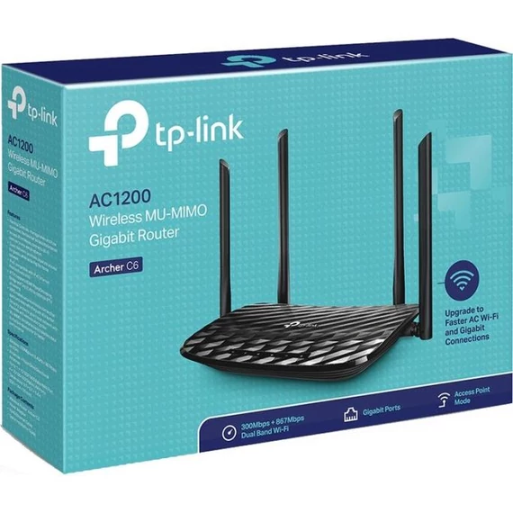 TP-LINK Archer C6 vezeték nélküli Router