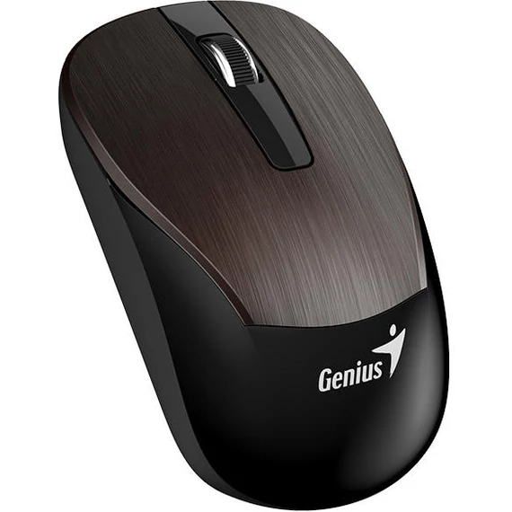 GENIUS ECO-8015 sötétbarna akkumulátoros vezeték nélküli egér