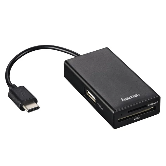 HAMA USB Type-C kártyaolvasó, HUB és OTG adapter