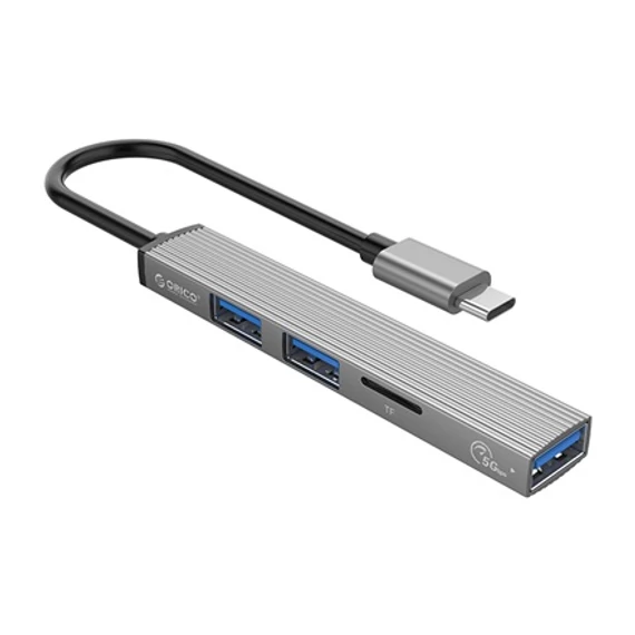 ORICO Type-C USB HUB 4port + kártyaolvasó