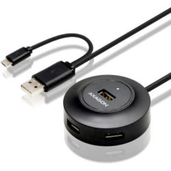 AXAGON 4 portos USB HUB OTG funkcióval