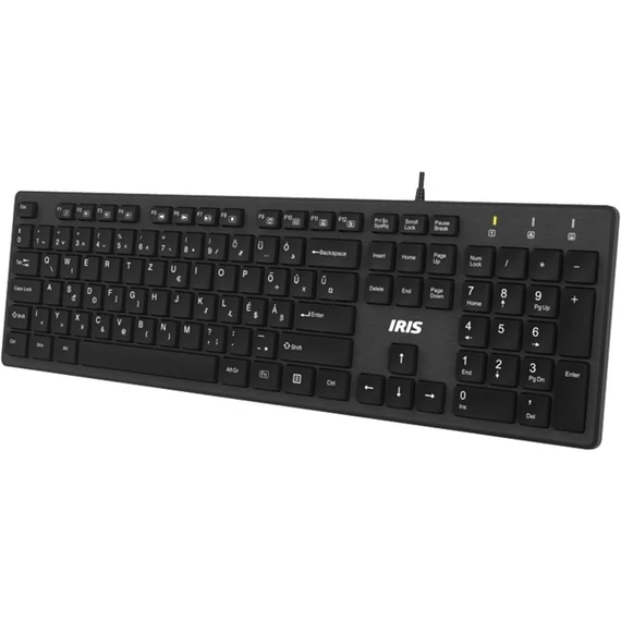 IRIS B-23 USB fekete billentyűzet