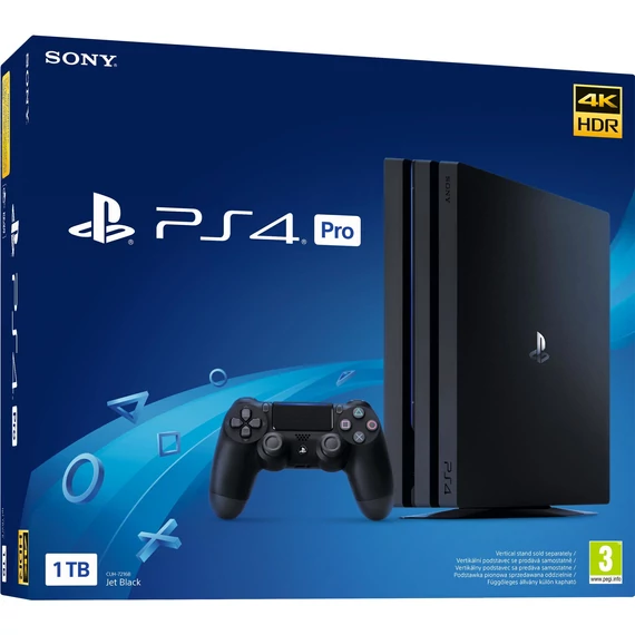SONY Playstation Pro 1TB fekete