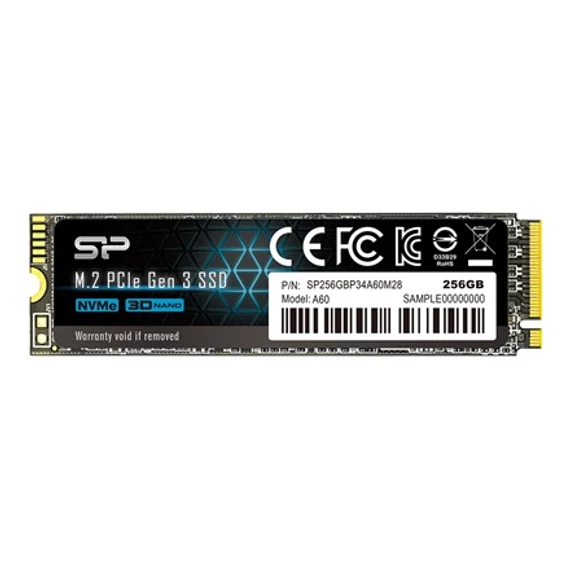 SILICON POWER A60 M.2 PCIe 256GB SSD