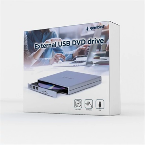 GEMBIRD DVD-USB-02-SV külső USB DVD író