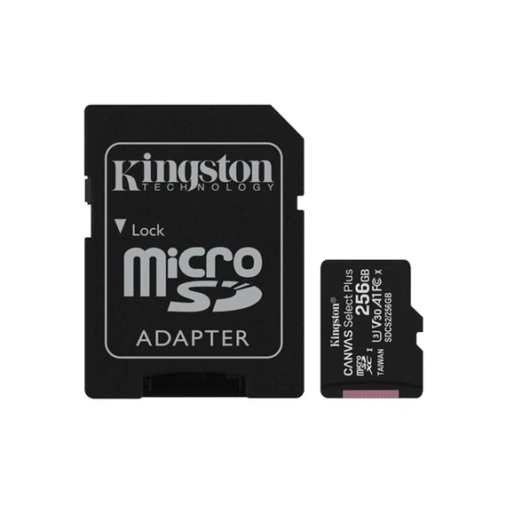 KINGSTON Canvas Select Plus 256GB memóriakártya