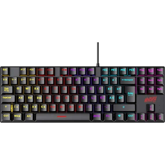VENTARIS Malevik K700-B (Blue Switch) HUN Mechanikus gamer billentyűzet
