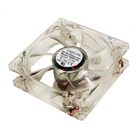 LOGILINK FAN102 80x80x25mm LED ventilátor