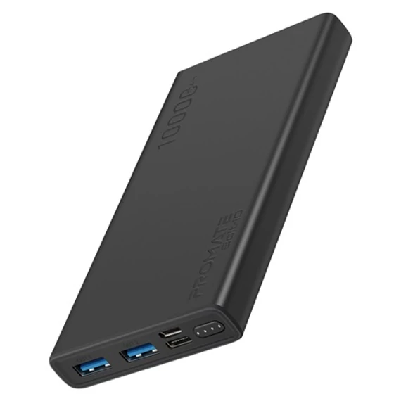 PROMATE Bolt 10 1000mAh fekete Powerbank