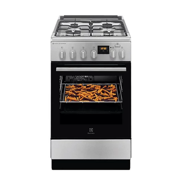 ELECTROLUX LKK56208X PlusSteam kombinált tűzhely,INOX
