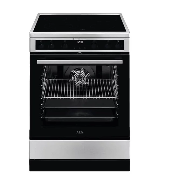 AEG CCB6693APM kerámialapos villanytűzhely pirolitikus tisztítás 60cm 73L INOX