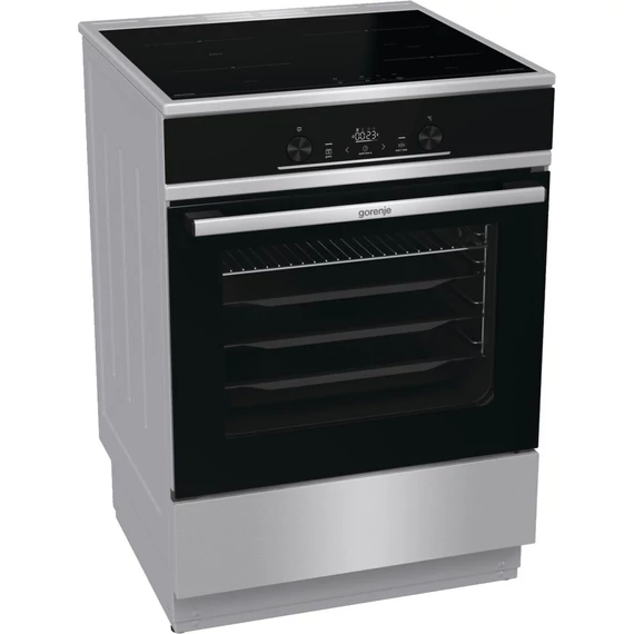 GORENJE GEIT6E81XPG Indukciós tűzhely * 60cm Inox /Fekete