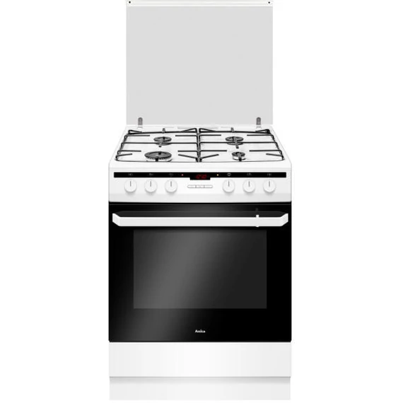 AMICA 55700 kombinált tűzhely fehér- 60cm