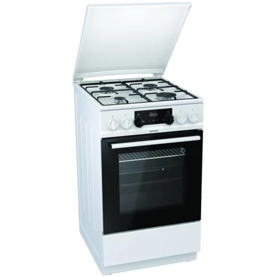 GORENJE kombinált tűzhely 50cm kijelzős  fehér