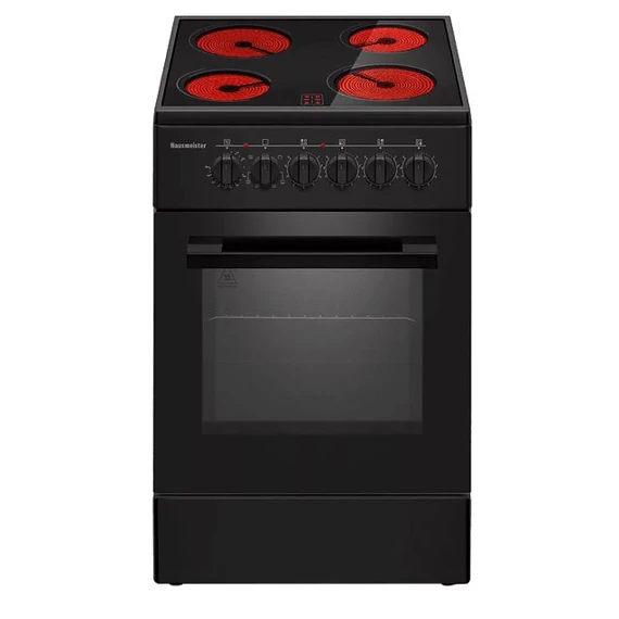 HAUSMEISTER kerámialapos villanytűzhely 50cm 58L
