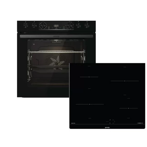 Gorenje BCIX6737E05BG Black Set 4 beépíthető indukciós sütőszett