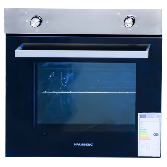HAUSBERG HB-8061IN  beépíthető elektromos sütő * grill inox  76L